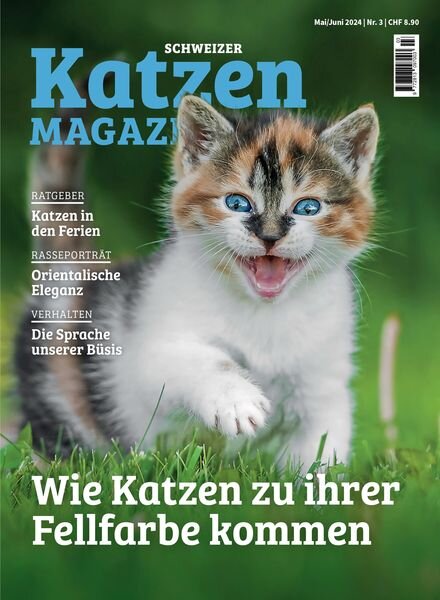 Schweizer Katzen Magazin – Mai-Juni 2024 Cover