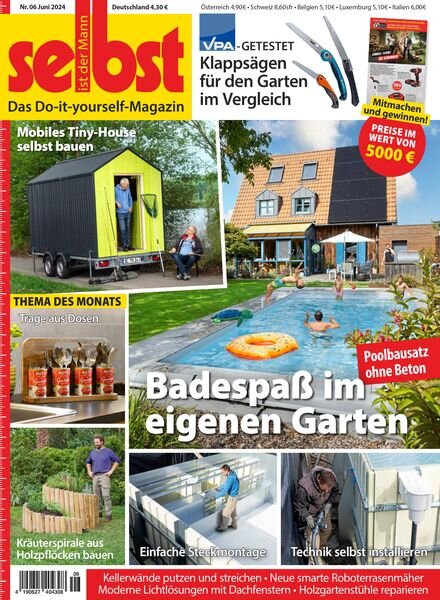 Selbst ist der Mann – Juni 2024 Cover
