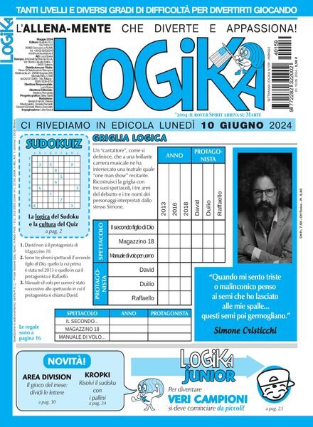 Settimana Logika – Maggio 2024 Cover