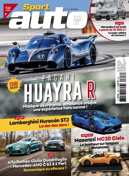 Sport Auto France – Mai 2024 Cover