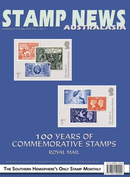 Stamp News Australia – May 2024 Cover