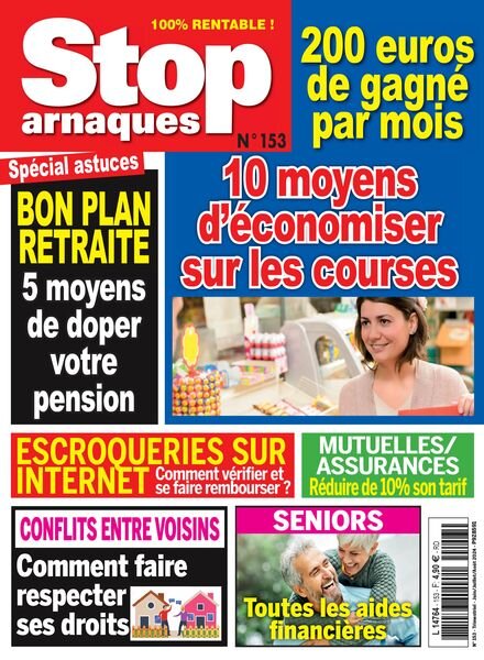 Stop Arnaques – Juin-Juillet-Aout 2024 Cover