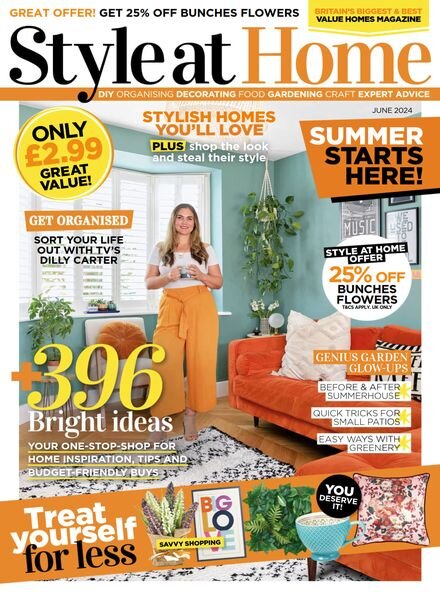 Style at Home UK – June 2024 Cover