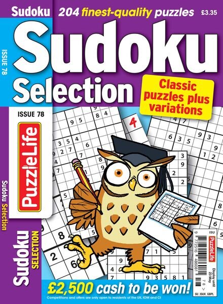 Sudoku Selection – Issue 78 2024 Cover