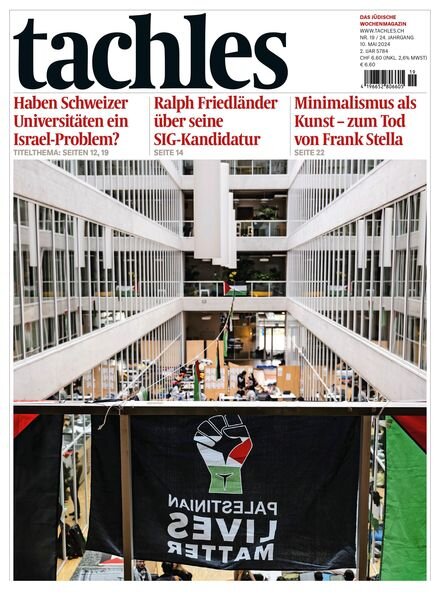 Tachles – 10 Mai 2024 Cover