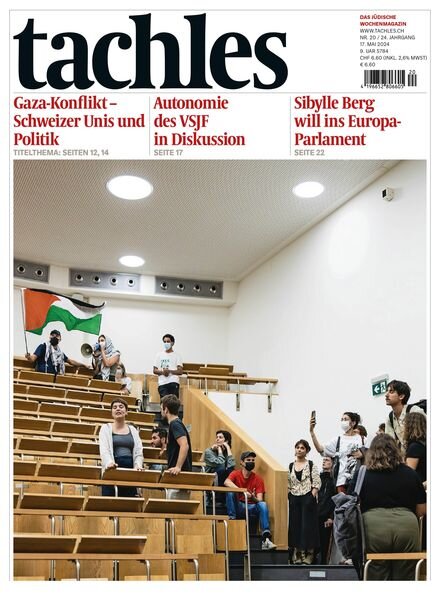 Tachles – 17 Mai 2024 Cover