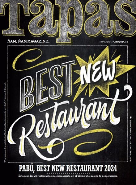 Tapas Spanish Edition – Mayo 2024 Cover