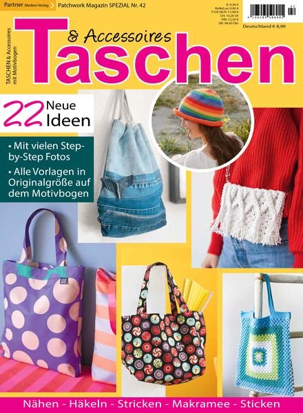 Taschen selber machen – April 2024 Cover