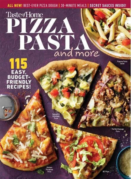 Taste of Home – Pizza Pasta & More 2024 Cover