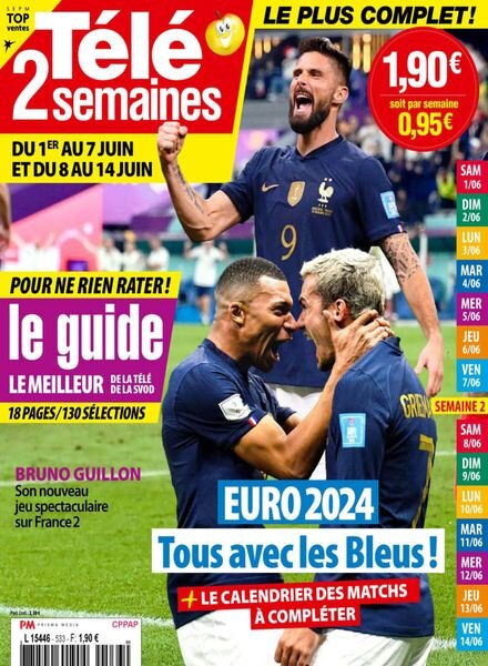 Tele 2 Semaines – 1er Juin 2024 Cover