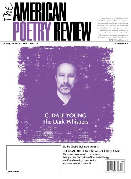 The American Poetry Review – May-June 2024 Cover