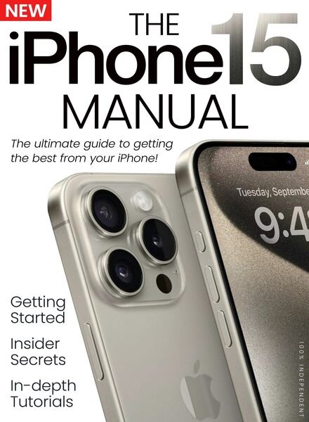 The iPhone 15 Manual – May 2024 Cover