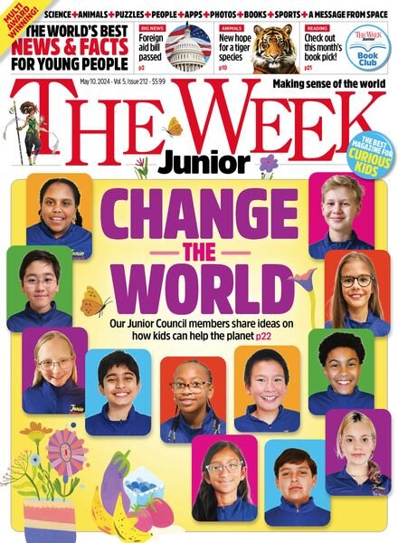 The Week Junior USA – Issue 212 – May 10 2024 Cover