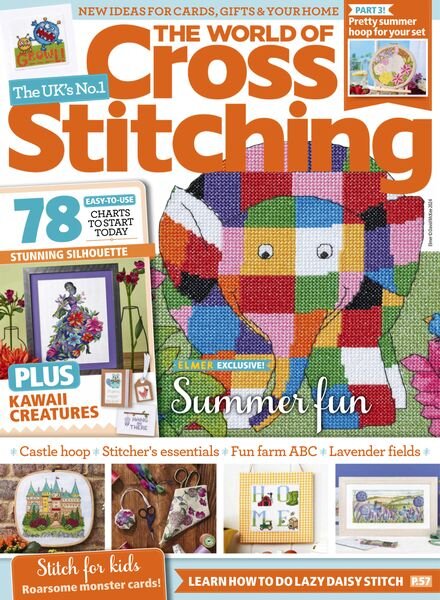 The World of Cross Stitching – July 2024 Cover