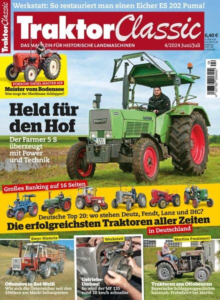 Traktor Classic – Juni-Juli 2024 Cover