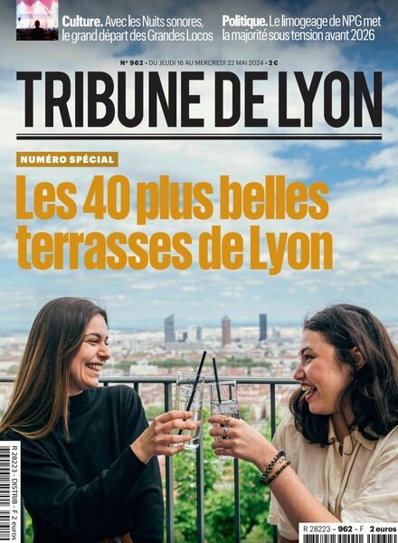 Tribune de Lyon – 16 Mai 2024 Cover