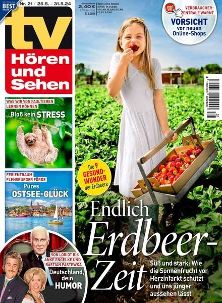 TV Horen und Sehen – 17 Mai 2024 Cover