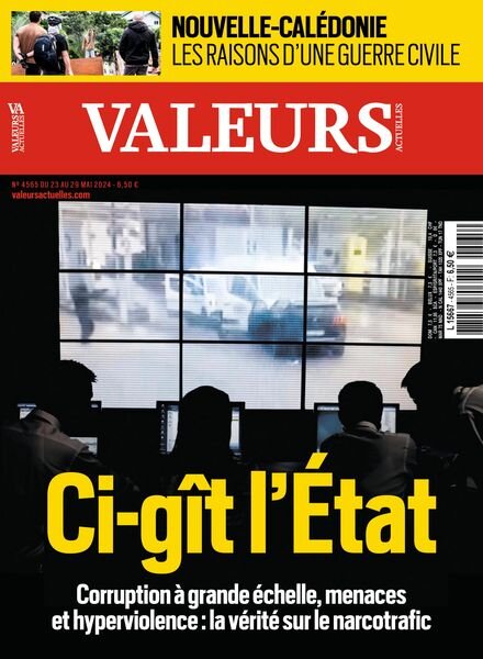 Valeurs Actuelles – 23 Mai 2024 Cover