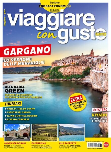 Viaggiare con Gusto Sano – Giugno-Luglio 2024 Cover