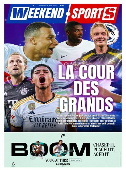 Week-end Sports – 26 Avril 2024 Cover