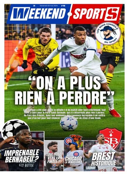 Week-end Sports – 3 Mai 2024 Cover