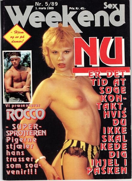 Weekend Sex – Nr 5 1 Marts 1989 Cover