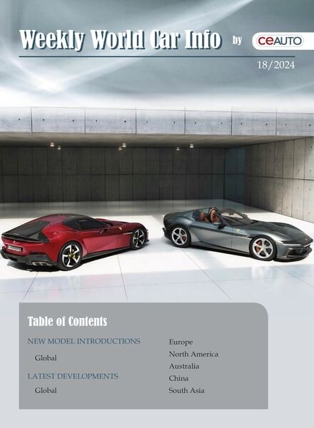 Weekly World Car Info – 5 May 2024 Cover