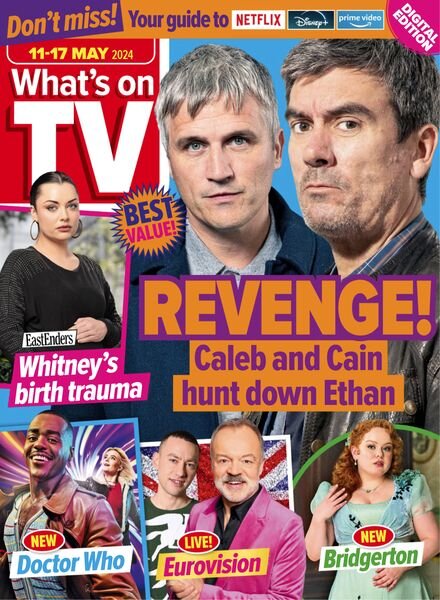 What’s on TV – 11 May 2024 Cover