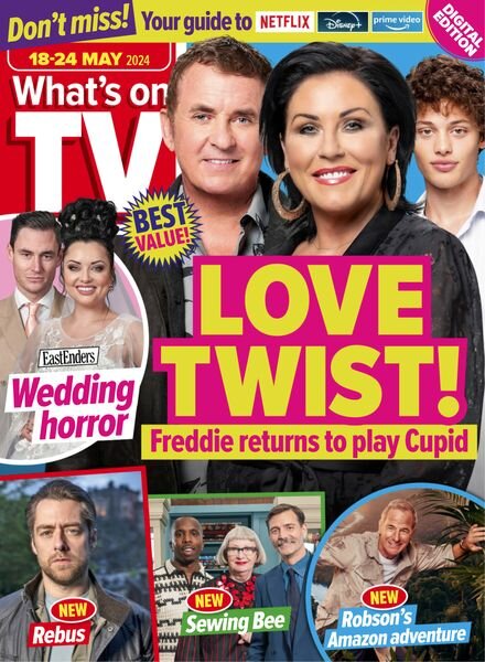 What’s on TV – 18 May 2024 Cover