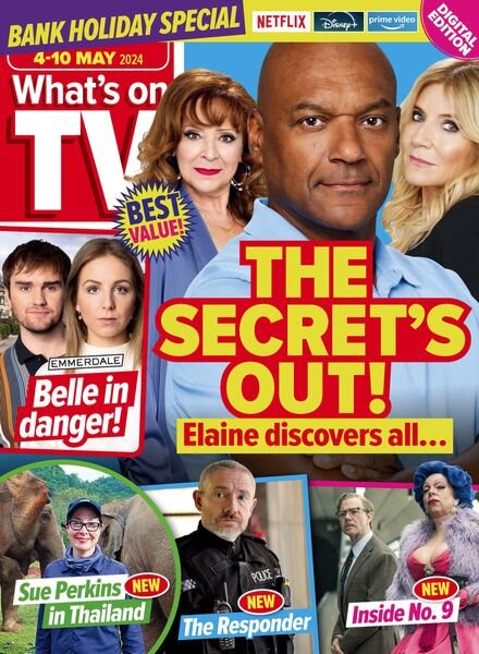 What’s on TV – 4 May 2024 Cover