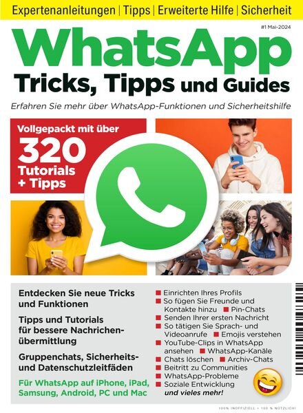 WhatsApp Tricks Tipps und Guides – Mai 2024 Cover