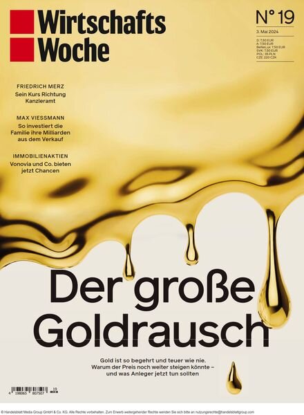 WirtschaftsWoche – 03 Mai 2024 Cover