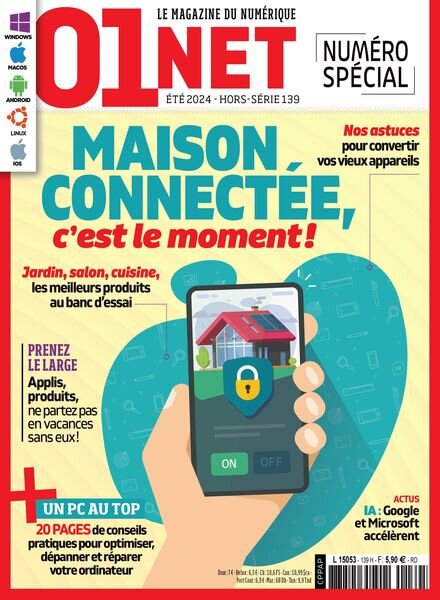 01net – Hors-Serie N139 – ete 2024 Cover