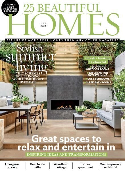 25 Beautiful Homes – July 2024 Cover