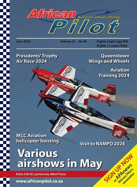 African Pilot Magazine – June 2024 Cover