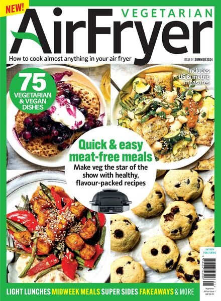 Air Fryer Vegetarian – Issue 1 2024 Cover