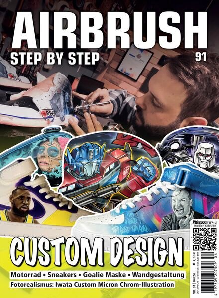 Airbrush Step by Step German Edition – Juni-Juli 2024 Cover