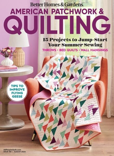 American Patchwork & Quilting – August 2024 Cover