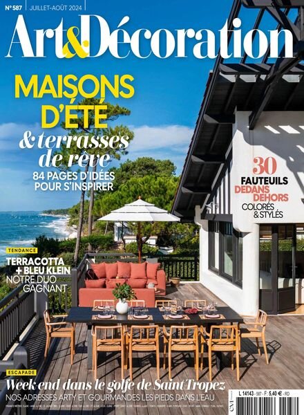 Art & Decoration – Juillet-Aout 2024 Cover