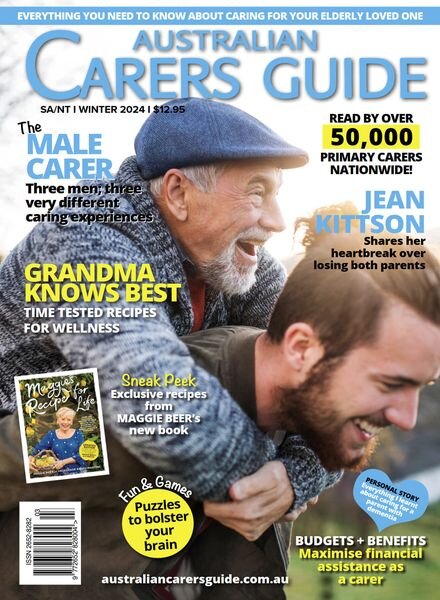 Australian Carers Guide SA- NT – Winter 2024 Cover