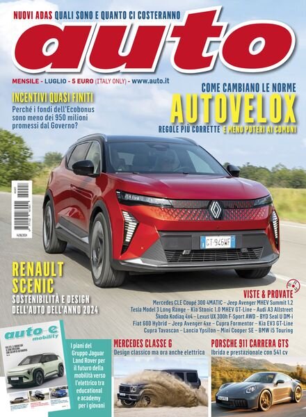 Auto – Luglio 2024 Cover