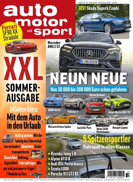 Auto Motor und Sport – 20 Juni 2024 Cover