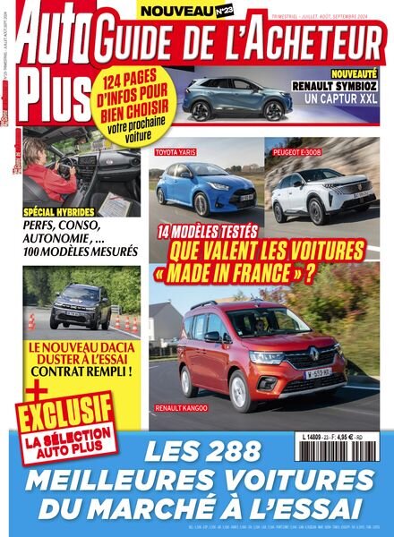 Auto Plus Guide de l’Acheteur – Juillet-Aout-Septembre 2024 Cover