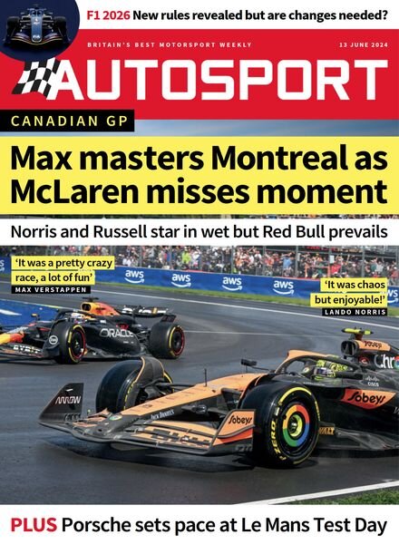 Autosport – 13 June 2024 Cover