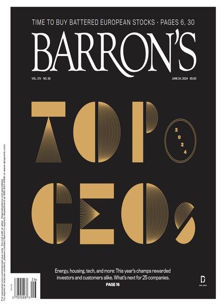 Barron’s – June 24 2024 Cover
