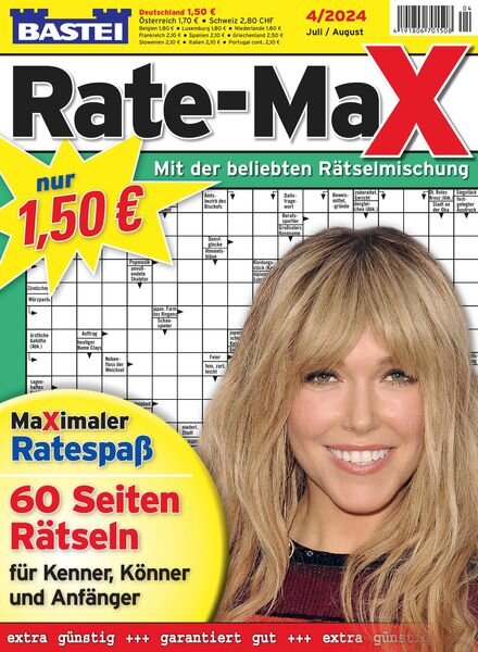 Bastei Rate-Max – Juli-August 2024 Cover