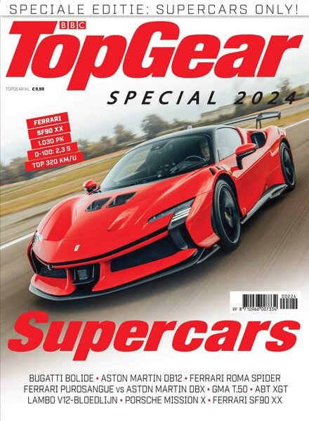 BBC Top Gear Netherlands – Supercars 2024 Cover