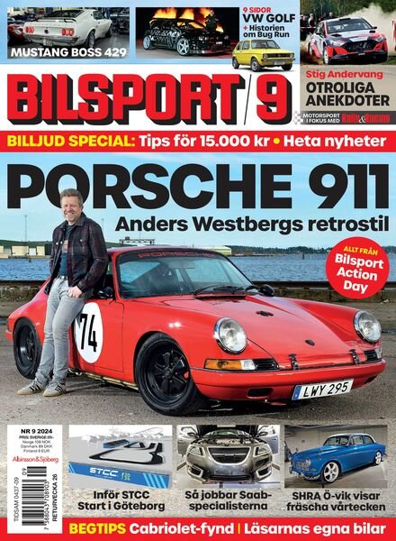 Bilsport – 7 Juni 2024 Cover