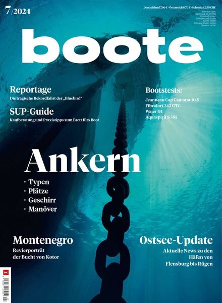 Boote – Juli 2024 Cover