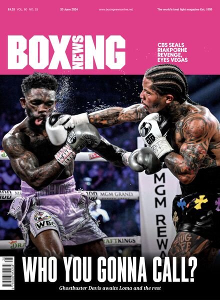 Boxing News – 20 June 2024 Cover